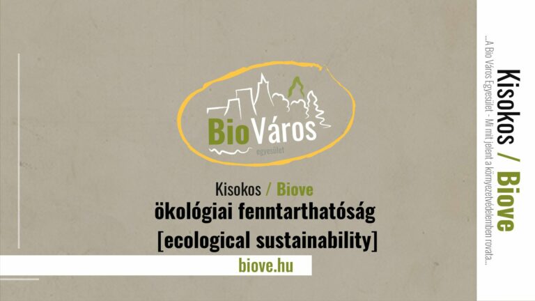 ökológiai fenntarthatóság [ecological sustainability]